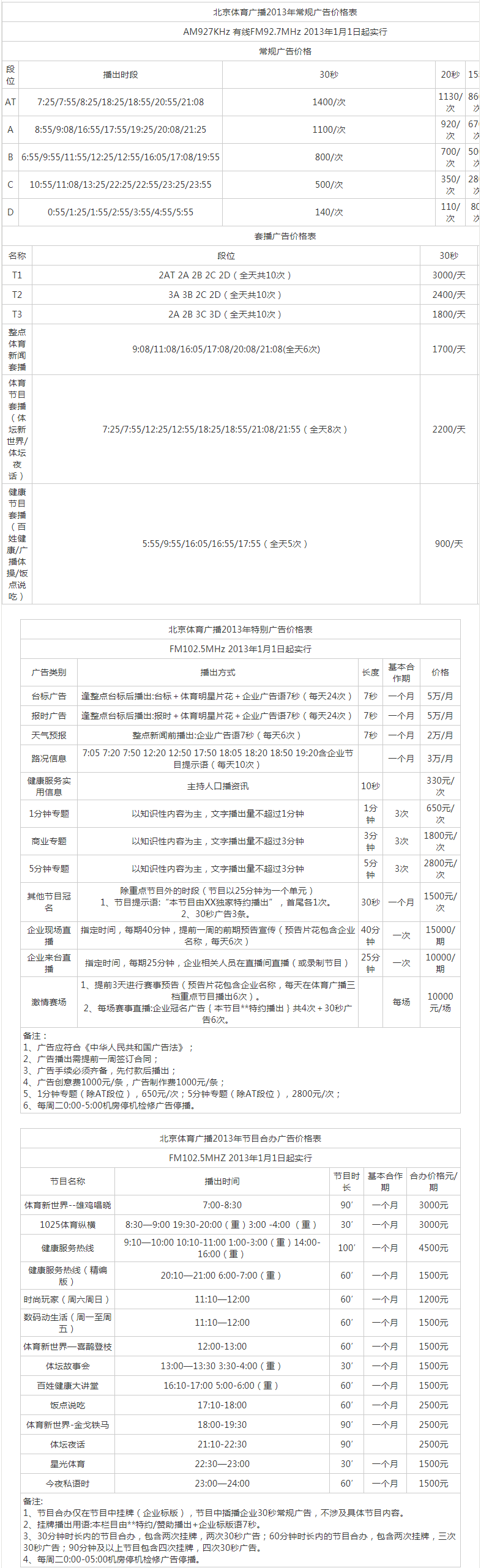 2013北京人民广播电台爱家广播AM927广告报价表.png