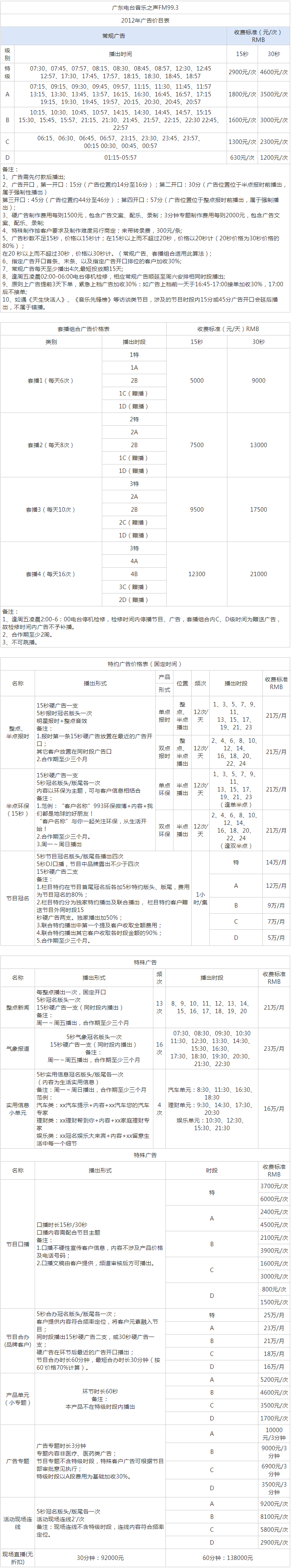 2012广东人民广播电台音乐之声 FM99.3广告报价表.png