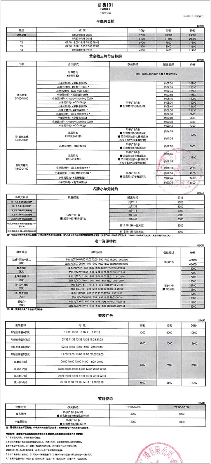 2016上海东方广播电台东广音乐流行频率动感101广告报价表.png