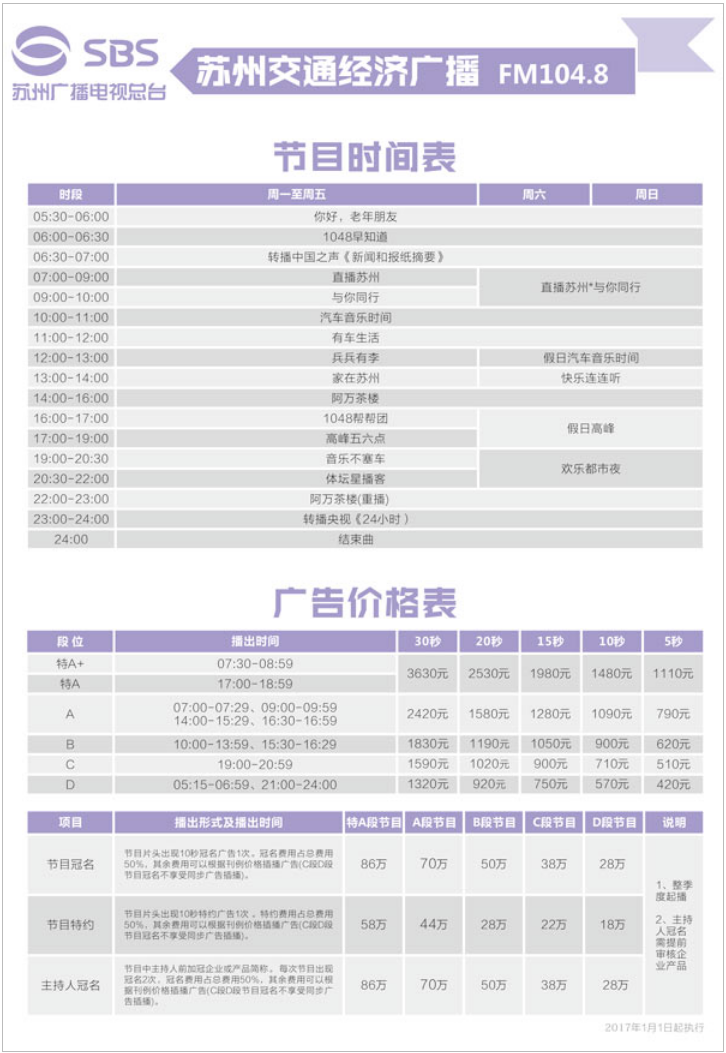 2017苏州人民广播电台交通经济频率 FM104.8广告报价表.png