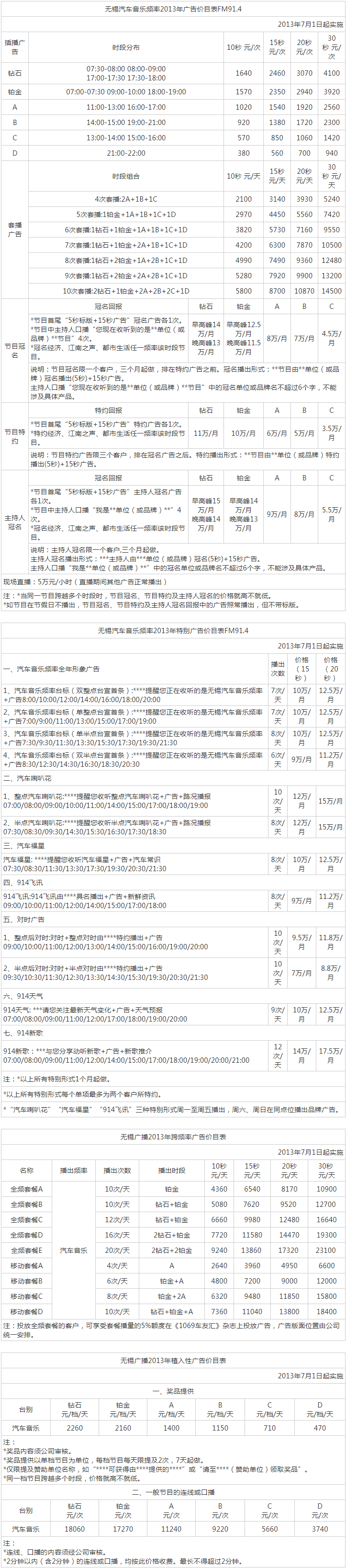 2013无锡人民广播电台音乐电台FM91.4广告报价表.png