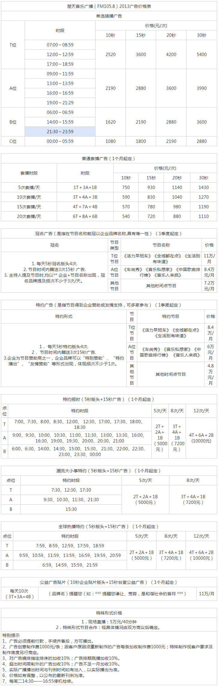 2013湖北人民广播电台楚天音乐广播（FM105.8）广告报价表.png