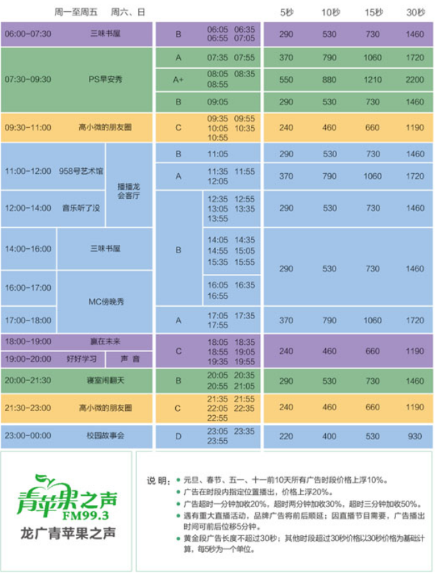 2014黑龙江人民广播电台龙广高校台青苹果之声广告报价表.png