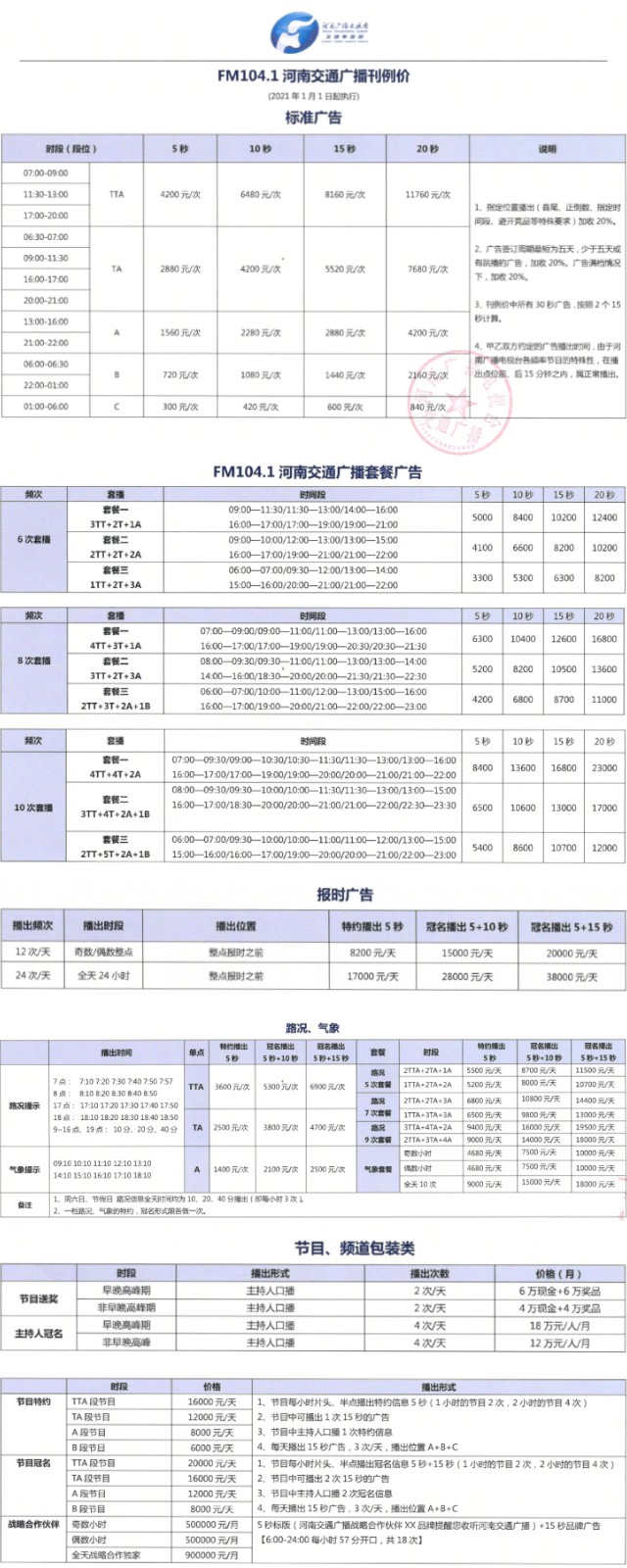 2021河南人民广播电台交通广播 FM104.1 AM900广告报价表.jpg